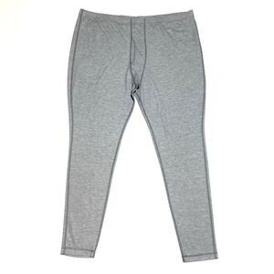 Eddie Bauer Base Layer Thermal Pants Mens 3XL Tall Gray Snow Long Johns‎ XXXL